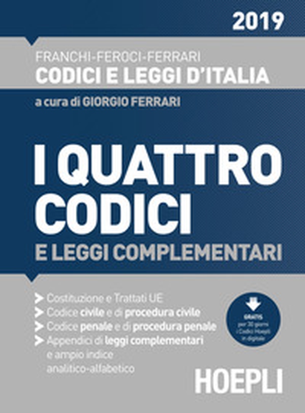 I quattro codici e leggi complementari 2020 - Librerie.coop I quattro codici e leggi complementari 2020 - Librerie.coop