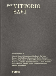 Per Vittorio Savi - Librerie.coop