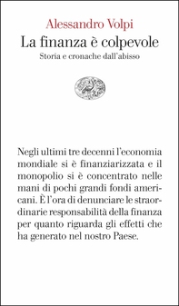 La finanza è colpevole - Librerie.coop