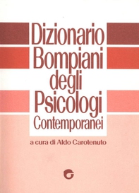 Dizionario Bompiani degli psicologi italiani - Librerie.coop