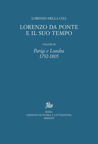 Lorenzo Da Ponte e il suo tempo - Vol. 3 - Librerie.coop