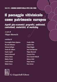 Il paesaggio vitivinicolo come patrimonio europeo - Librerie.coop Il paesaggio vitivinicolo come patrimonio europeo - Librerie.coop