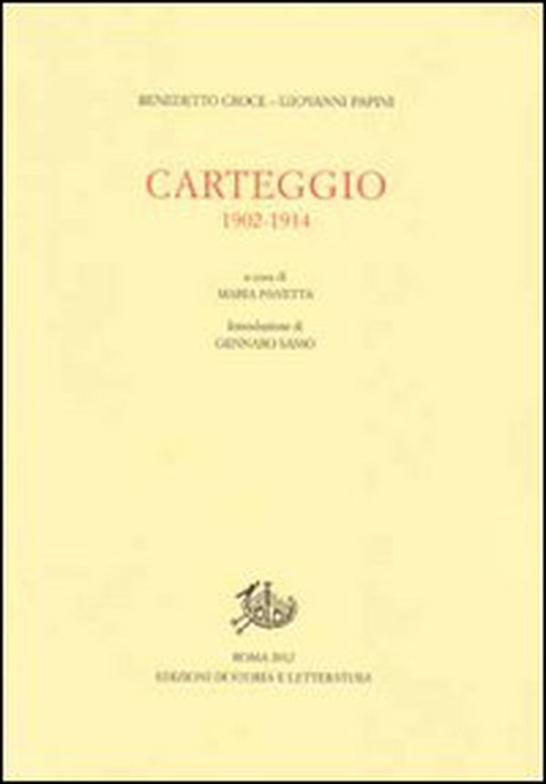 Carteggio 1902-1914 - Librerie.coop Carteggio 1902-1914 - Librerie.coop