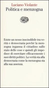 Politica e menzogna - Librerie.coop