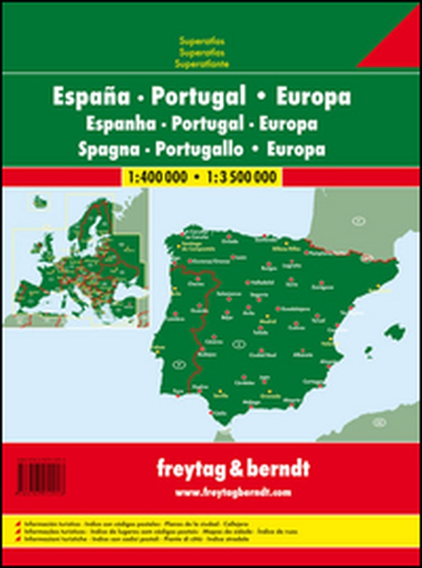 Spain Portugal 1:400.000 1:3.500.000 - Librerie.coop Spain Portugal 1:400.000 1:3.500.000 - Librerie.coop