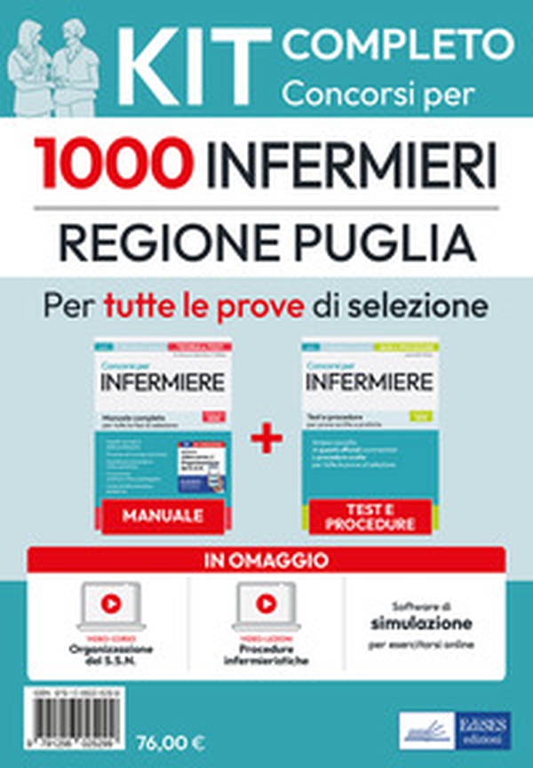 Kit completo per concorsi 1000 infermieri Puglia - Librerie.coop