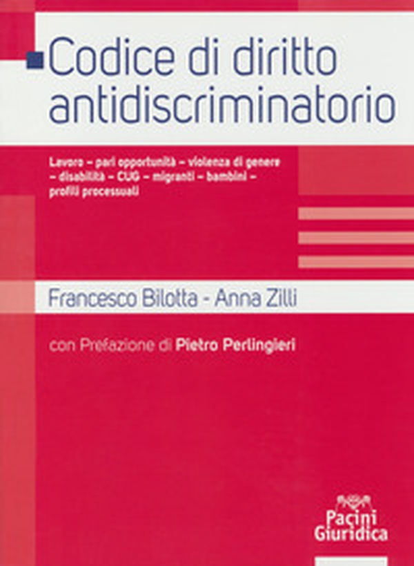 Codice di diritto antidiscriminatorio - Librerie.coop Codice di diritto antidiscriminatorio - Librerie.coop