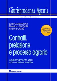Contratti, prelazione e processo agrario - Librerie.coop