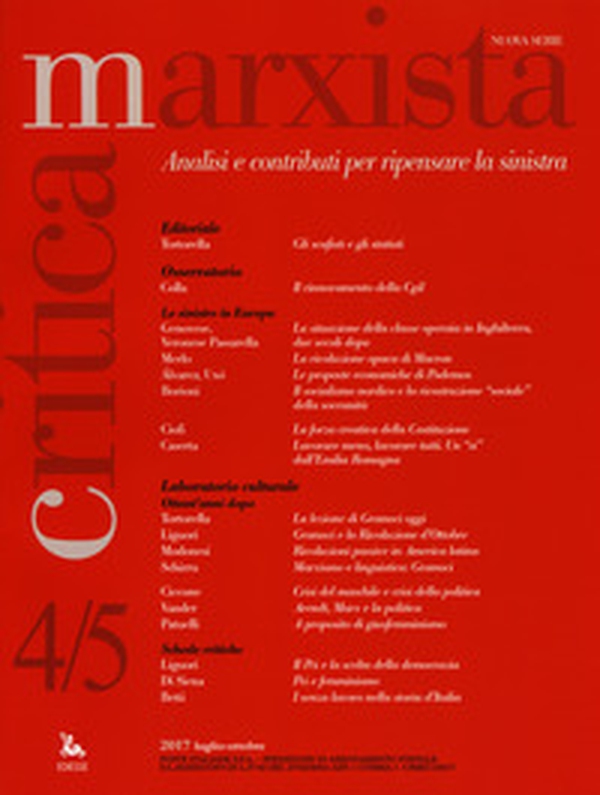 Critica marxista - Vol. 4-5 - Librerie.coop Critica marxista - Vol. 4-5 - Librerie.coop