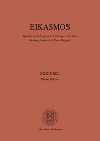 Eikasmos. Quaderni bolognesi di filologia classica - Librerie.coop