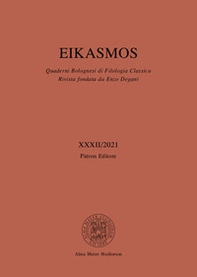 Eikasmos. Quaderni bolognesi di filologia classica - Vol. 32 - Librerie.coop