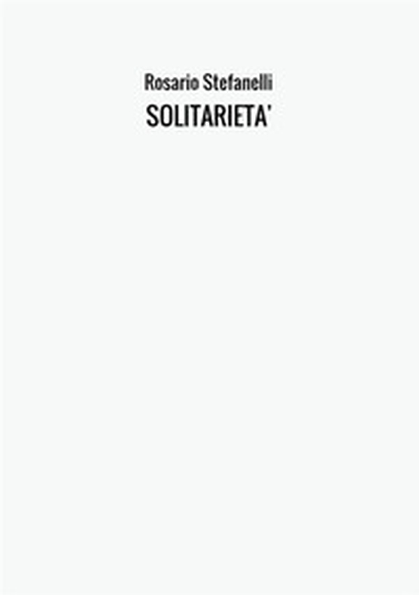 Solitarietà - Librerie.coop Solitarietà - Librerie.coop