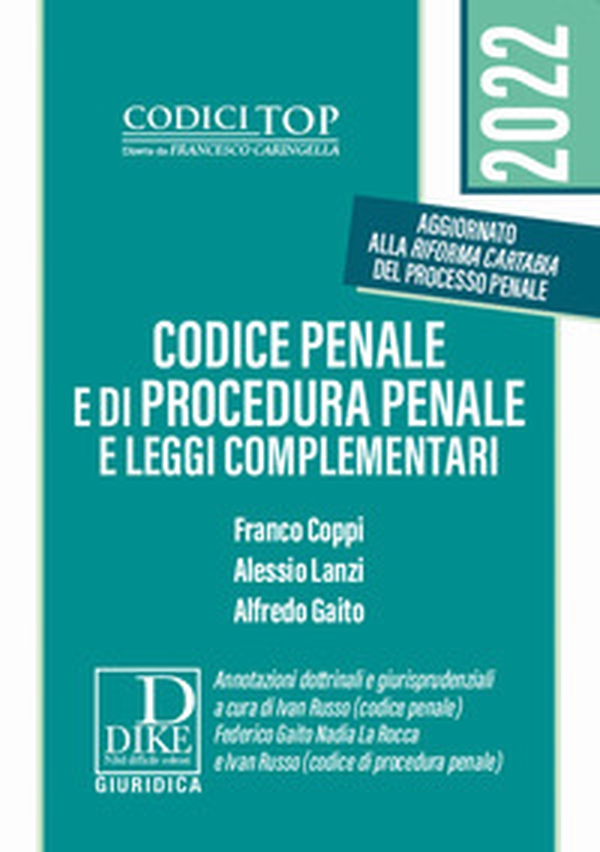 Codice penale e di procedura penale e leggi complementari - Librerie.coop Codice penale e di procedura penale e leggi complementari - Librerie.coop