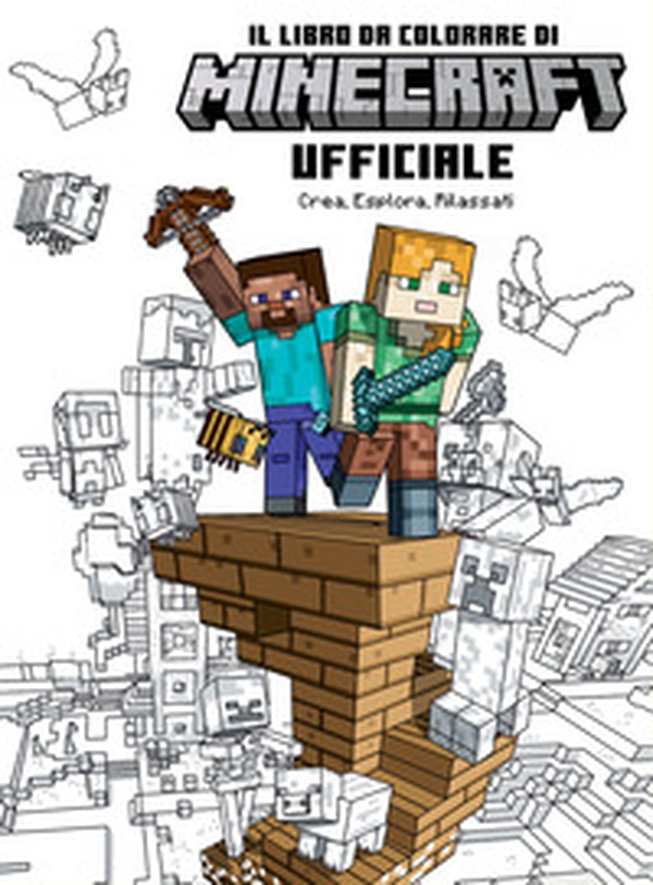 Minecraft. Il libro da colorare ufficiale. Crea, esplora, rilassati - Librerie.coop