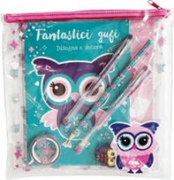 Fantastici gufi. Disegna e decora - Librerie.coop