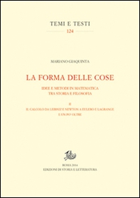 La forma delle cose. Idee e metodi in matematica tra storia e filosofia - Vol. 2 - Librerie.coop La forma delle cose. Idee e metodi in matematica tra storia e filosofia - Vol. 2 - Librerie.coop