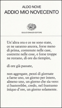 Addio mio Novecento - Librerie.coop Addio mio Novecento - Librerie.coop