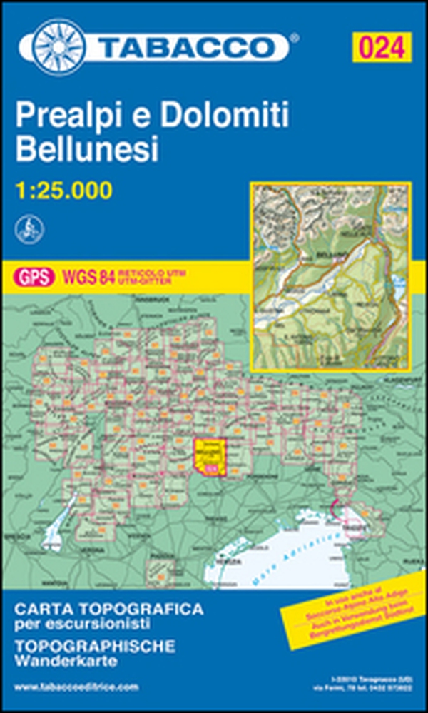 Prealpi e Dolomiti bellunesi 1:25.000 - Librerie.coop Prealpi e Dolomiti bellunesi 1:25.000 - Librerie.coop