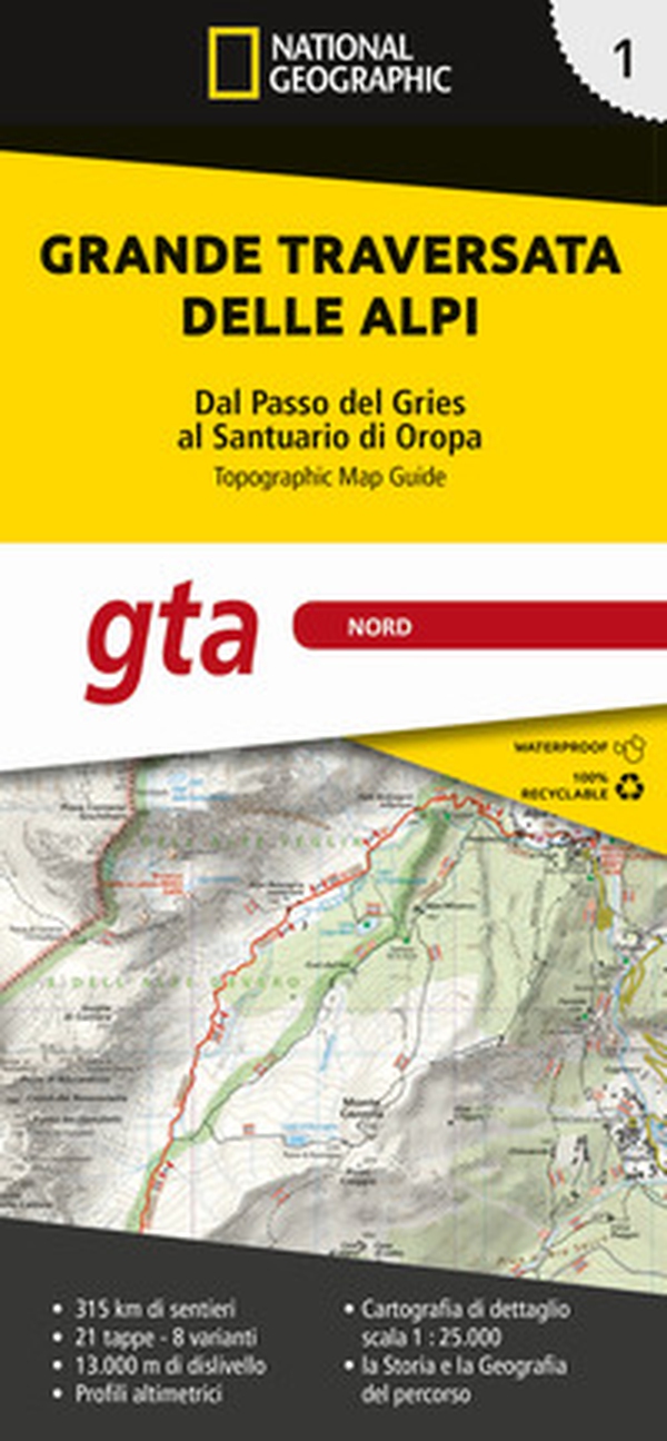 Grande traversata delle Alpi 1:25.000 - Vol. 1 - Librerie.coop Grande traversata delle Alpi 1:25.000 - Vol. 1 - Librerie.coop
