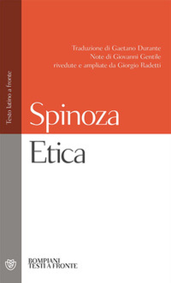 Etica. Testo latino a fronte - Librerie.coop Etica. Testo latino a fronte - Librerie.coop