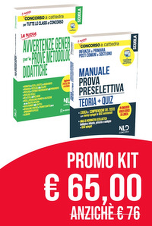 Concorso Scuola 2020 kit: le avvertenze generali per tutte le classi di concorso-Concorso ordinario scuola secondaria di I e II grado su posto comune e di sostegno. Manuale prova preselettiva. Teoria + quiz - Librerie.coop Concorso Scuola 2020 kit: le avvertenze generali per tutte le classi di concorso-Concorso ordinario scuola secondaria di I e II grado su posto comune e di sostegno. Manuale prova preselettiva. Teoria + quiz - Librerie.coop