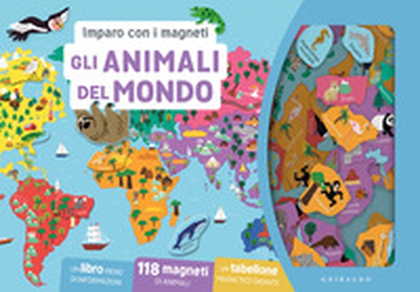 Gli Animali del mondo. Imparo con i magneti - Librerie.coop
