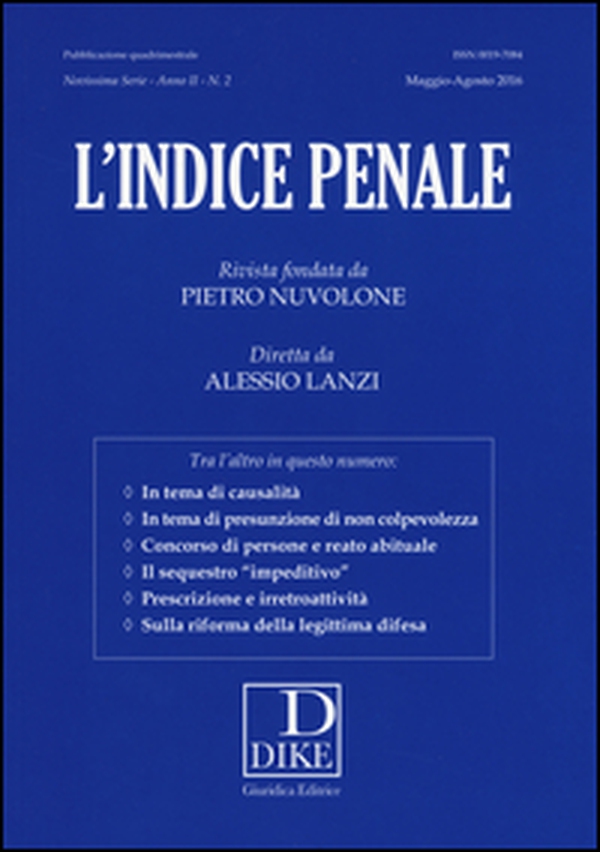 L'indice penale - Vol. 2 - Librerie.coop L'indice penale - Vol. 2 - Librerie.coop