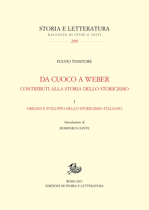 Da Cuoco a Weber. Contributi alla storia dello storicismo. I - Librerie.coop
