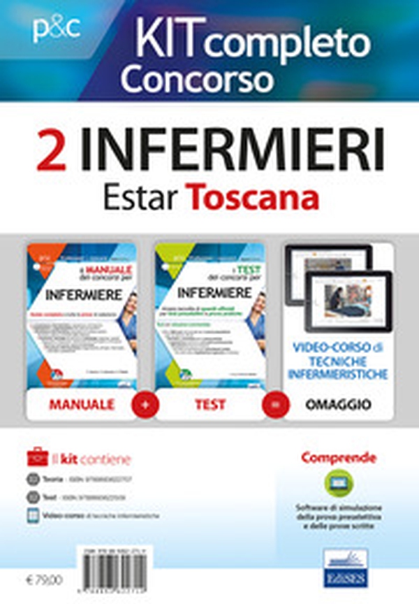 Kit completo concorso Infermieri Estar Toscana : Il manuale dei concorsi per infermiere-I test dei concorsi per infermiere - Librerie.coop Kit completo concorso Infermieri Estar Toscana : Il manuale dei concorsi per infermiere-I test dei concorsi per infermiere - Librerie.coop