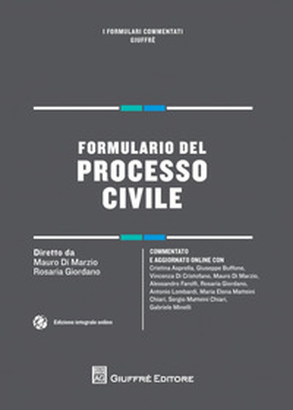 Formulario del processo civile - Librerie.coop Formulario del processo civile - Librerie.coop