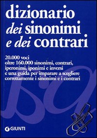 Dizionario dei sinonimi e dei contrari - Librerie.coop
