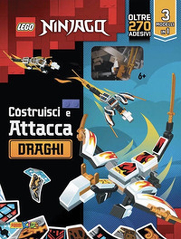 Draghi. Costruisci e attacca. Lego Ninjago. Con adesivi - Librerie.coop Draghi. Costruisci e attacca. Lego Ninjago. Con adesivi - Librerie.coop