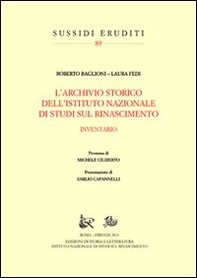 L'archivio storico dell'Istituto Nazionale di Studi sul Rinascimento - Librerie.coop