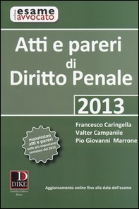 Atti e pareri di diritto penale - Librerie.coop
