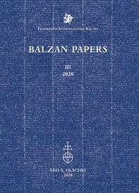 Balzan Papers - Vol. 3 - Librerie.coop