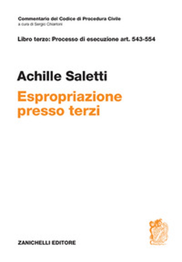 ART. 543-554. Espropriazione presso terzi - Librerie.coop ART. 543-554. Espropriazione presso terzi - Librerie.coop