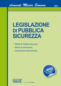 Elementi Maior di Legislazione di Pubblica Sicurezza - Librerie.coop Elementi Maior di Legislazione di Pubblica Sicurezza - Librerie.coop