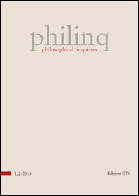 Philinq. Philosophical inquiries - Vol. 2 - Librerie.coop