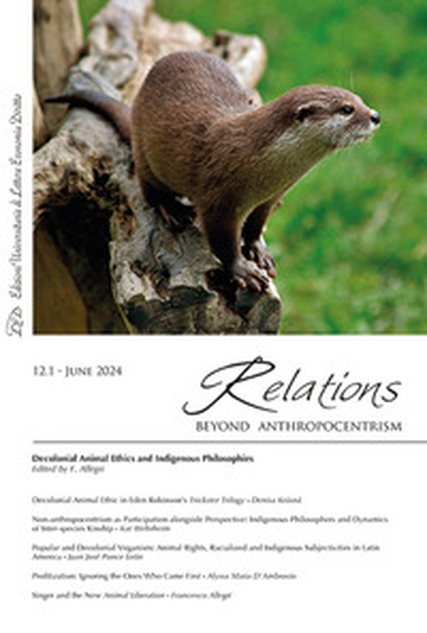 Relations. Beyond Anthropocentrism - Vol. 12\1 - Librerie.coop Relations. Beyond Anthropocentrism - Vol. 12\1 - Librerie.coop