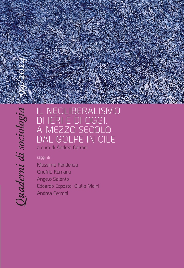 Quaderni di Sociologia 94 - Librerie.coop Quaderni di Sociologia 94 - Librerie.coop