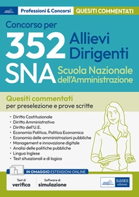 CONCORSO 352 Allievi dirigenti SNA - Scuola Nazionale dell'Amministrazione - Librerie.coop