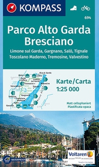 Carta escursionistica n. 694. Parco Alto Garda, bresciano 1:25.000 - Librerie.coop Carta escursionistica n. 694. Parco Alto Garda, bresciano 1:25.000 - Librerie.coop