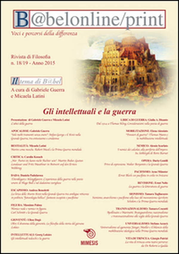 Babelonline print - Vol. 18-19 - Librerie.coop Babelonline print - Vol. 18-19 - Librerie.coop