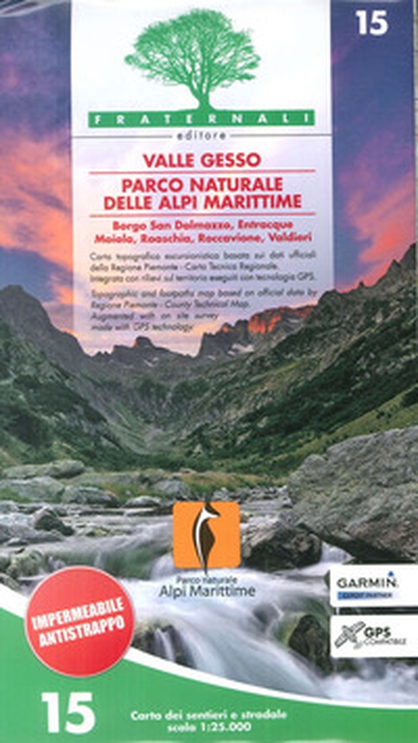 Carta n. 15. Valle Gesso, parco naturale delle Alpi Marittime - Librerie.coop Carta n. 15. Valle Gesso, parco naturale delle Alpi Marittime - Librerie.coop