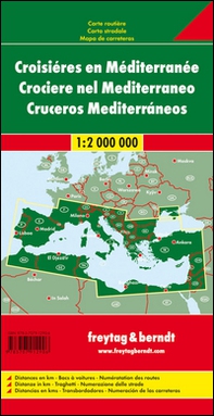 Crociere nel Mediterraneo 1:2.000.000 - Librerie.coop