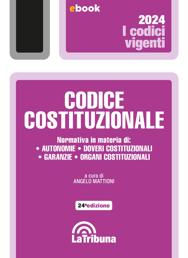 Codice costituzionale - Librerie.coop Codice costituzionale - Librerie.coop
