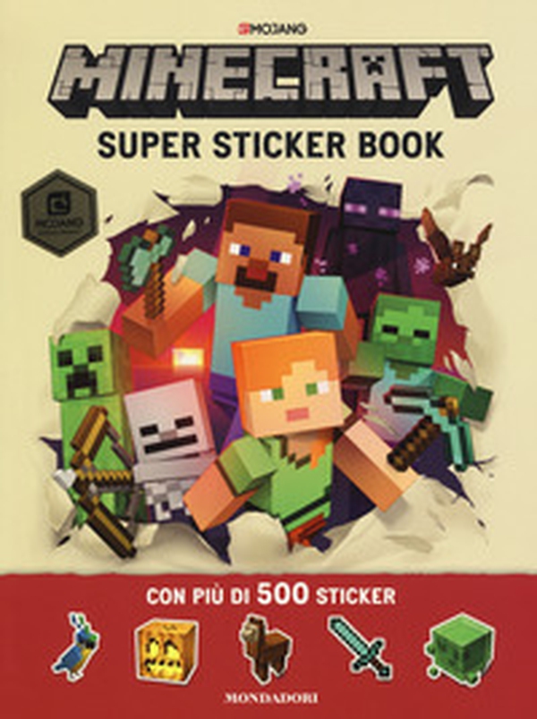 Minecraft Mojang. Super sticker book. Con adesivi - Librerie.coop Minecraft Mojang. Super sticker book. Con adesivi - Librerie.coop
