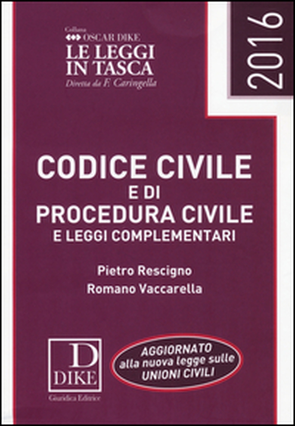 Codice civile e di procedura civile e leggi complementari - Librerie.coop Codice civile e di procedura civile e leggi complementari - Librerie.coop