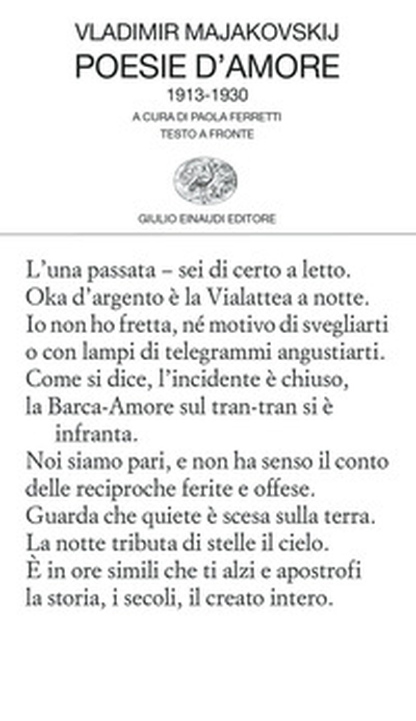 Poesie d'amore 1913-1930. Testo russo a fronte - Librerie.coop Poesie d'amore 1913-1930. Testo russo a fronte - Librerie.coop