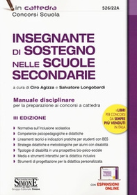 Insegnante di sostegno nelle scuole secondarie. Manuale disciplinare per la preparazione ai concorsi a cattedra - Librerie.coop Insegnante di sostegno nelle scuole secondarie. Manuale disciplinare per la preparazione ai concorsi a cattedra - Librerie.coop